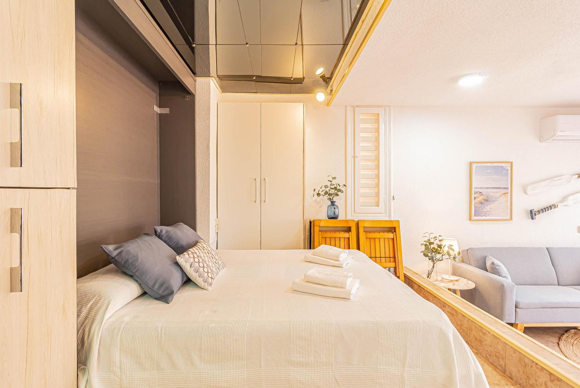 La Pecera - La Manga Del Mar Menor - Edificio Monaco - Kilometro 7 - Cama Plegable Y Sofa-Cama Lägenhet Exteriör bild