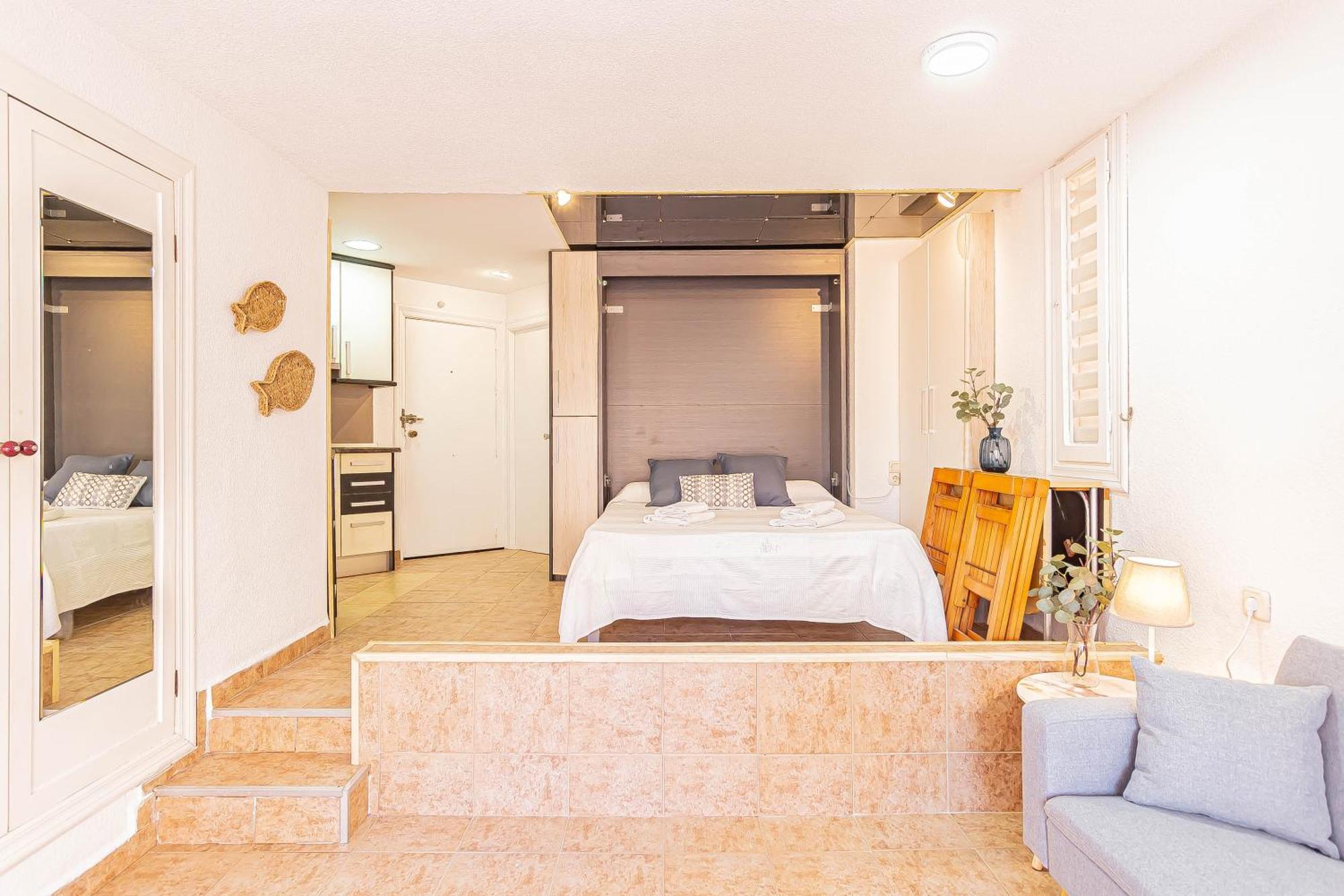 La Pecera - La Manga Del Mar Menor - Edificio Monaco - Kilometro 7 - Cama Plegable Y Sofa-Cama Lägenhet Exteriör bild