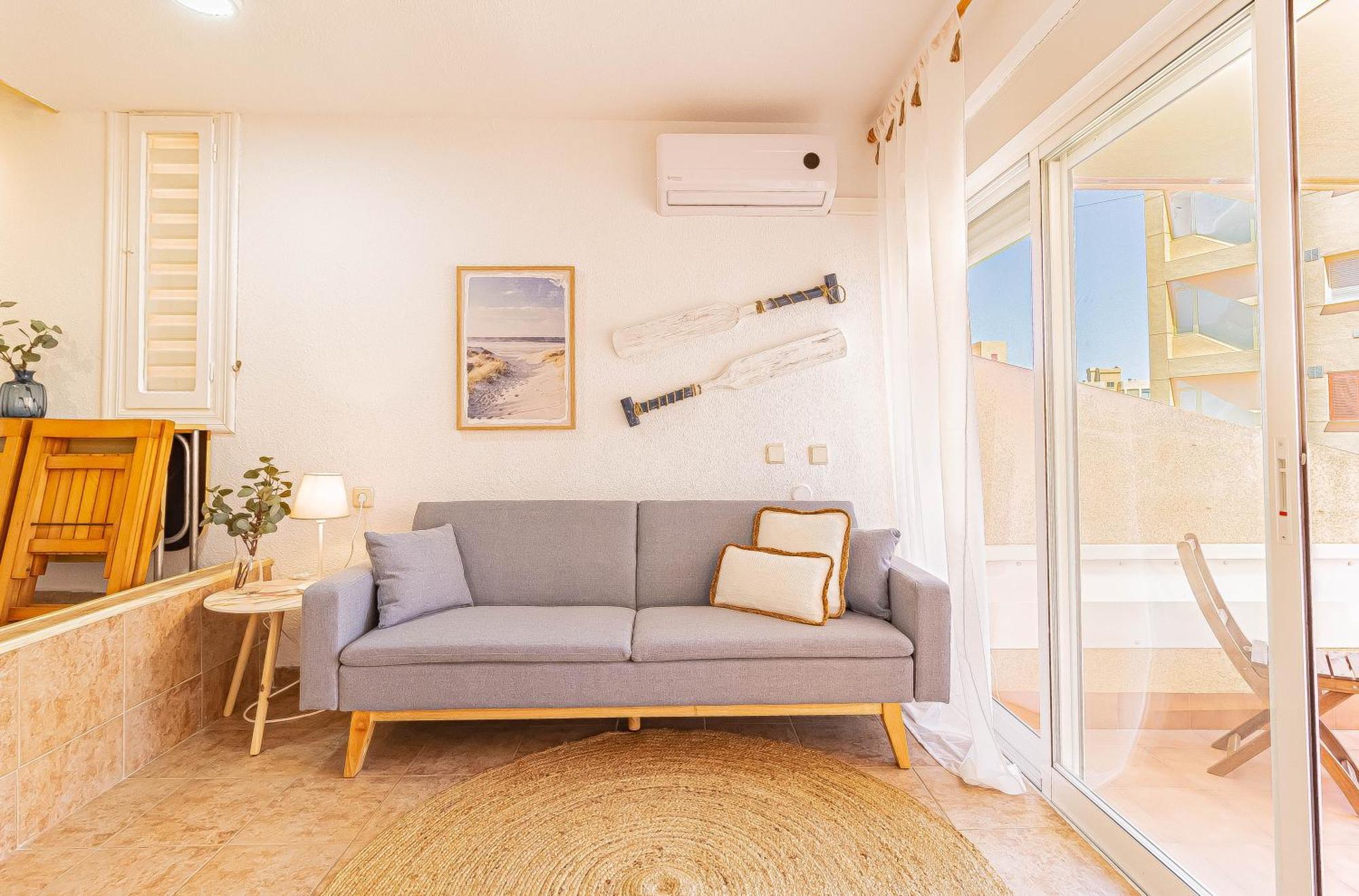 La Pecera - La Manga Del Mar Menor - Edificio Monaco - Kilometro 7 - Cama Plegable Y Sofa-Cama Lägenhet Exteriör bild