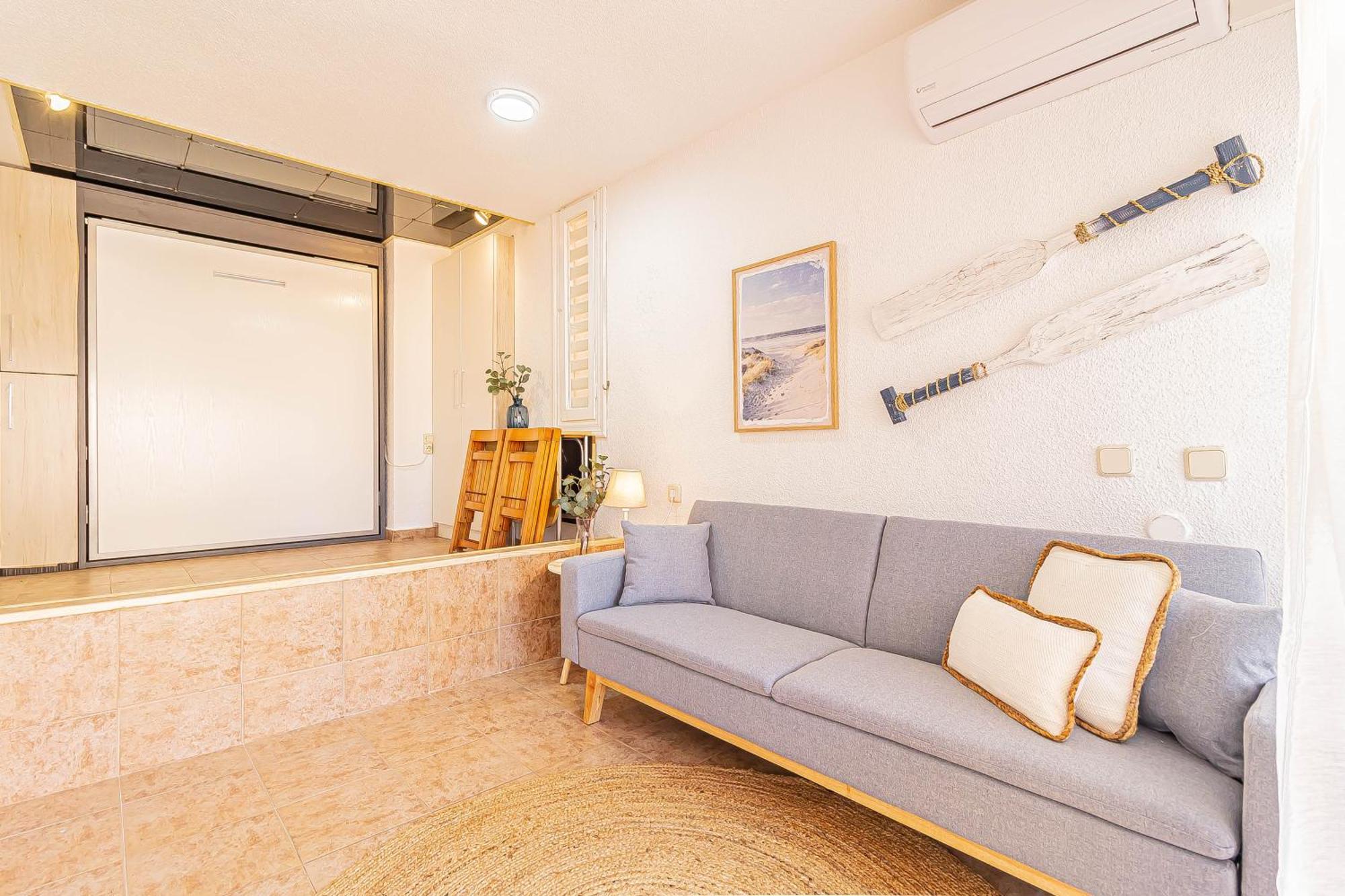 La Pecera - La Manga Del Mar Menor - Edificio Monaco - Kilometro 7 - Cama Plegable Y Sofa-Cama Lägenhet Exteriör bild
