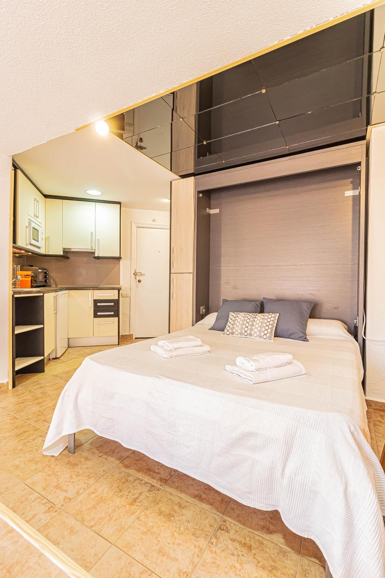 La Pecera - La Manga Del Mar Menor - Edificio Monaco - Kilometro 7 - Cama Plegable Y Sofa-Cama Lägenhet Exteriör bild