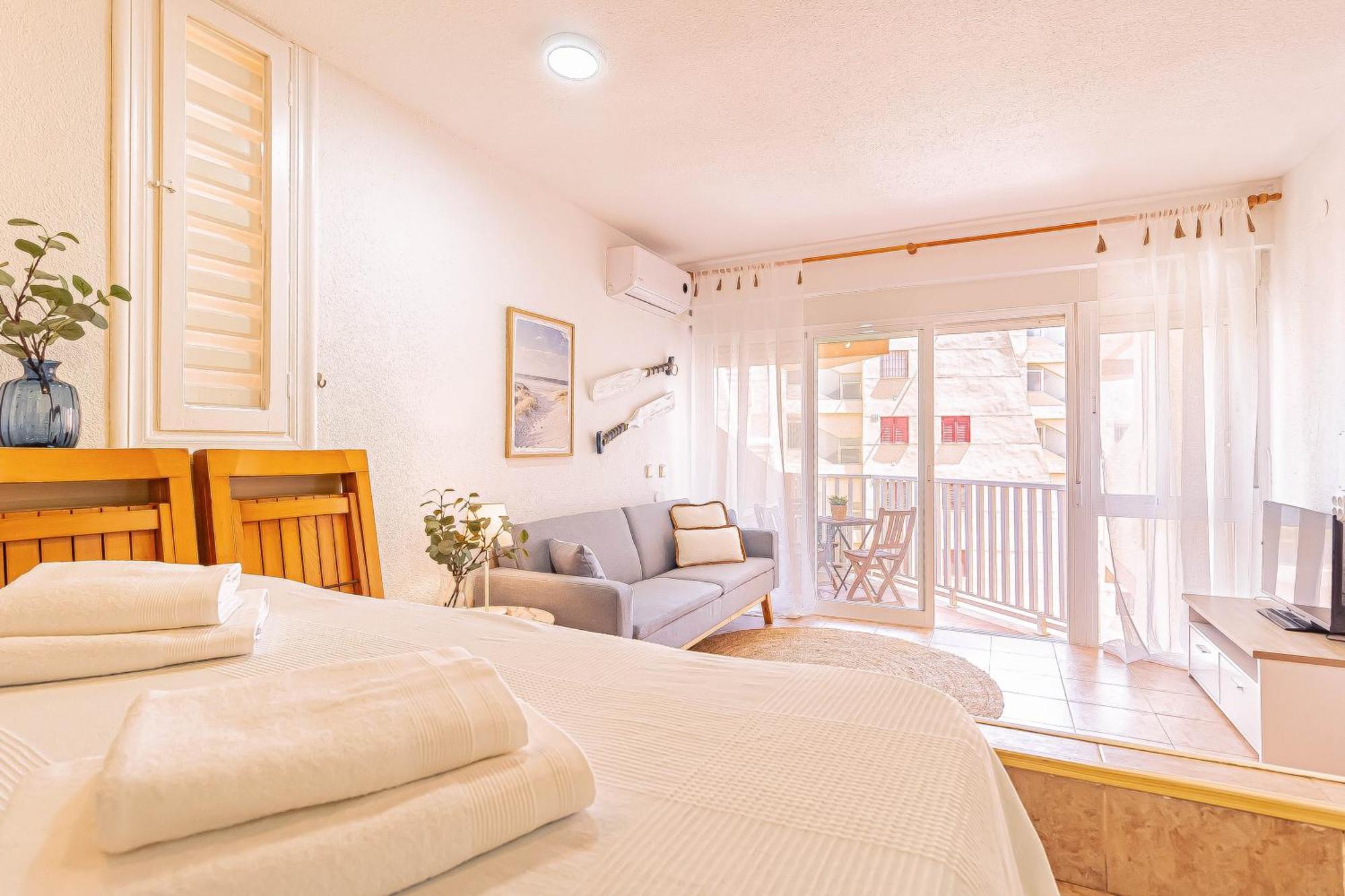 La Pecera - La Manga Del Mar Menor - Edificio Monaco - Kilometro 7 - Cama Plegable Y Sofa-Cama Lägenhet Exteriör bild