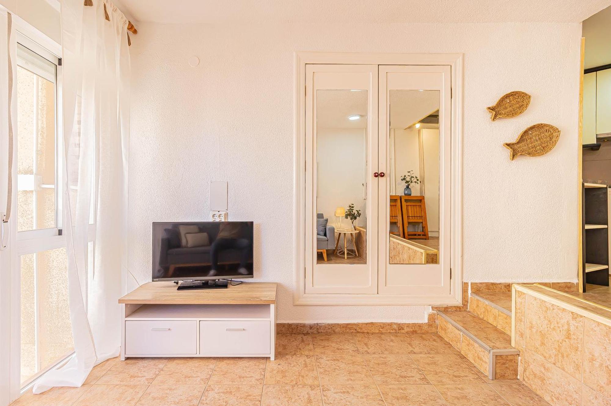 La Pecera - La Manga Del Mar Menor - Edificio Monaco - Kilometro 7 - Cama Plegable Y Sofa-Cama Lägenhet Exteriör bild