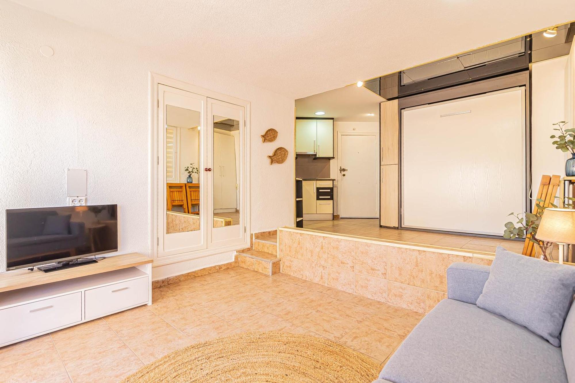 La Pecera - La Manga Del Mar Menor - Edificio Monaco - Kilometro 7 - Cama Plegable Y Sofa-Cama Lägenhet Exteriör bild